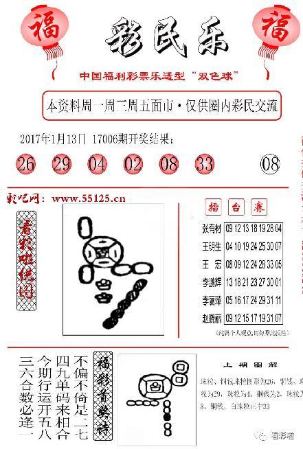 福彩双色球走势图2017第45期，数字背后的奥秘与期待