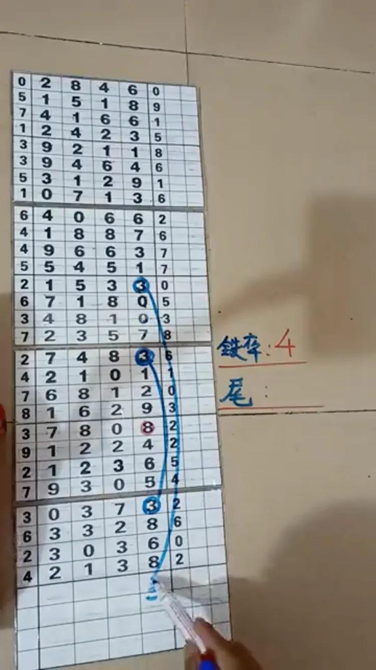排列三,解码未来趋势的连线走势图表