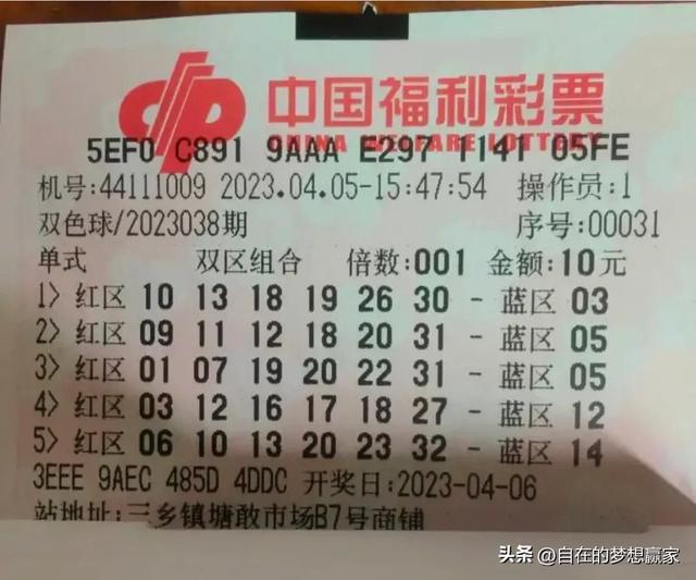 探索双色球第24031期开奖，数字背后的幸运与期待